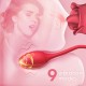 Red Rose Toy Tongue Licking Vibrator with Vibrating Egg