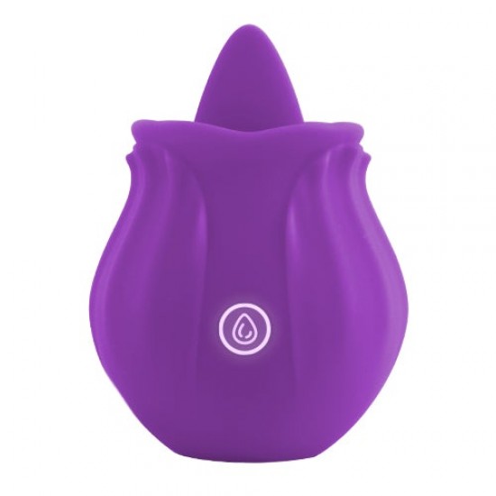 Purple Rose Toy Tongue Vibrator