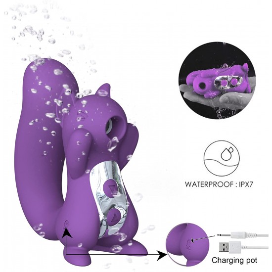 Purple Squirrel Toy